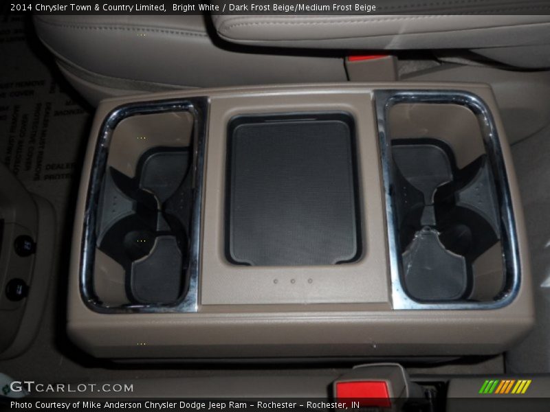 Bright White / Dark Frost Beige/Medium Frost Beige 2014 Chrysler Town & Country Limited