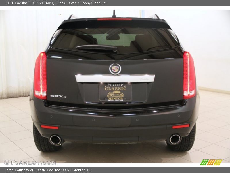 Black Raven / Ebony/Titanium 2011 Cadillac SRX 4 V6 AWD