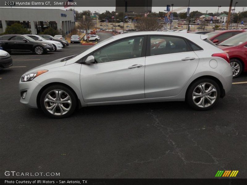 Silver / Black 2013 Hyundai Elantra GT