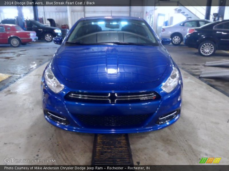 Blue Streak Pearl Coat / Black 2014 Dodge Dart Aero