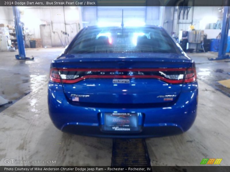 Blue Streak Pearl Coat / Black 2014 Dodge Dart Aero