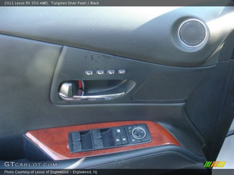 Tungsten Silver Pearl / Black 2011 Lexus RX 350 AWD