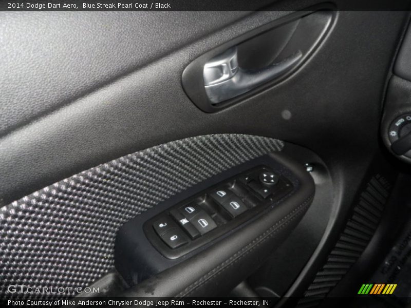 Blue Streak Pearl Coat / Black 2014 Dodge Dart Aero