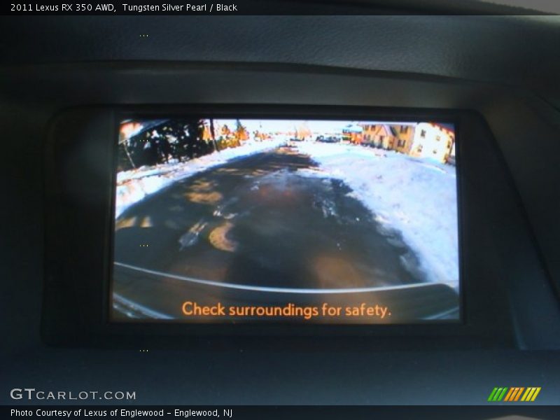 Tungsten Silver Pearl / Black 2011 Lexus RX 350 AWD