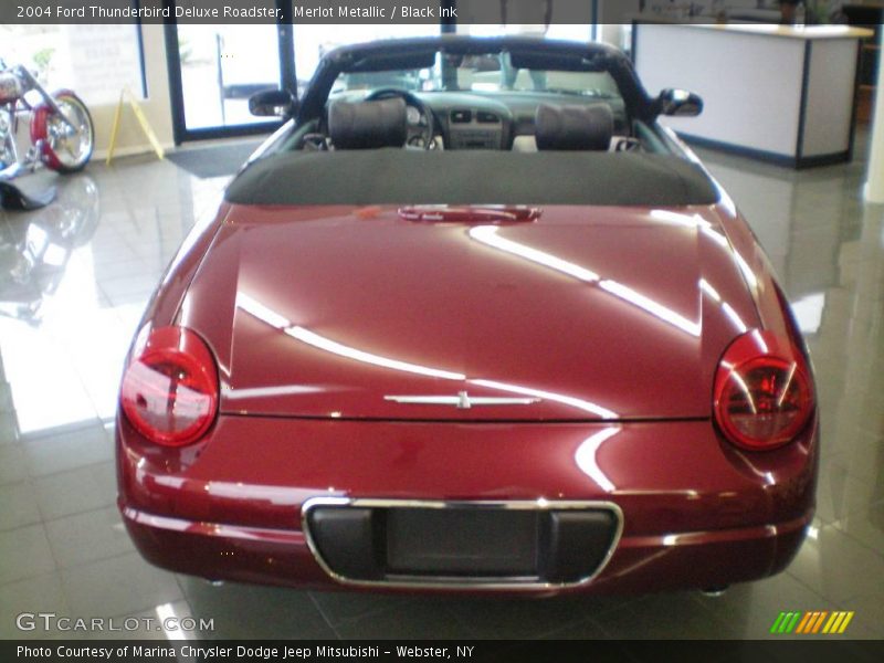 Merlot Metallic / Black Ink 2004 Ford Thunderbird Deluxe Roadster