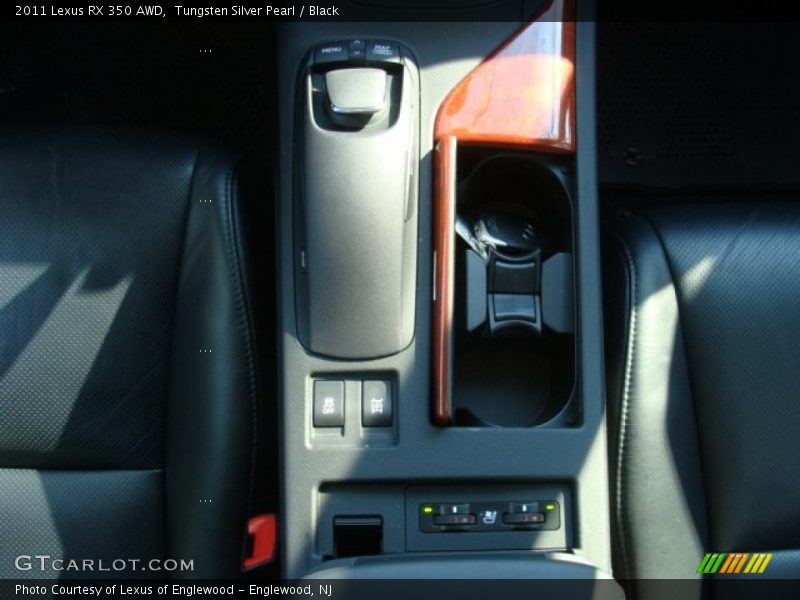 Tungsten Silver Pearl / Black 2011 Lexus RX 350 AWD