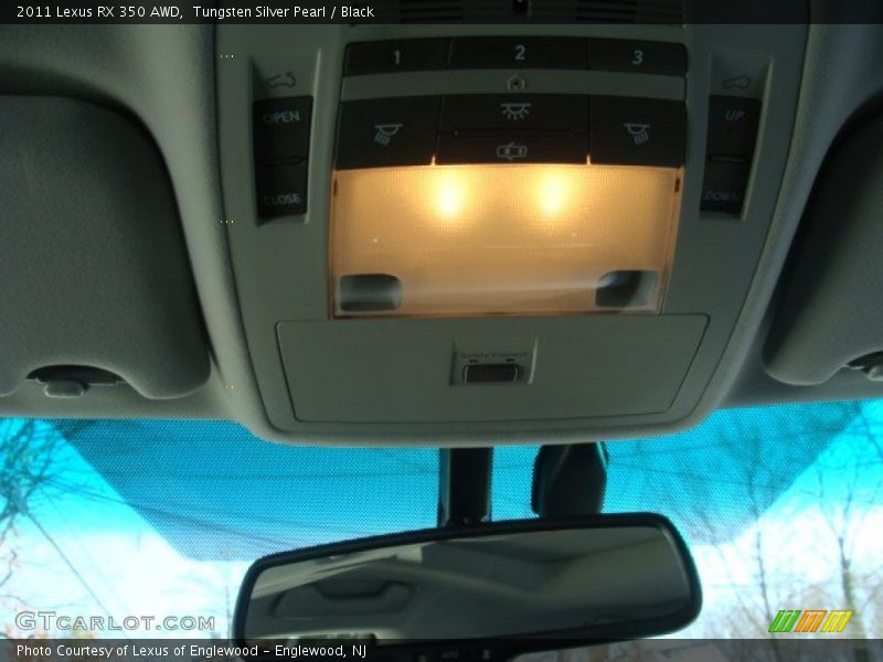 Tungsten Silver Pearl / Black 2011 Lexus RX 350 AWD