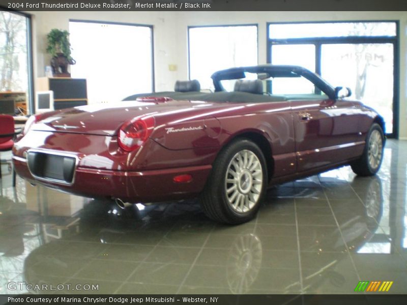 Merlot Metallic / Black Ink 2004 Ford Thunderbird Deluxe Roadster