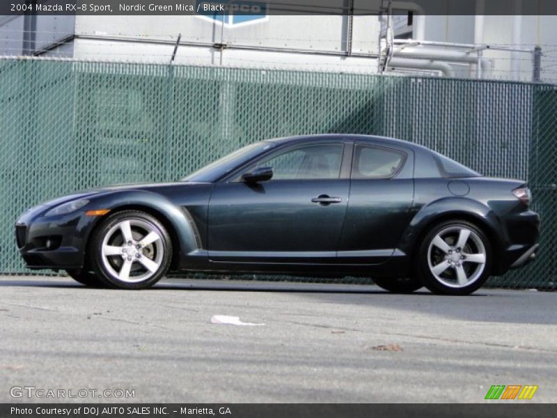 Nordic Green Mica / Black 2004 Mazda RX-8 Sport