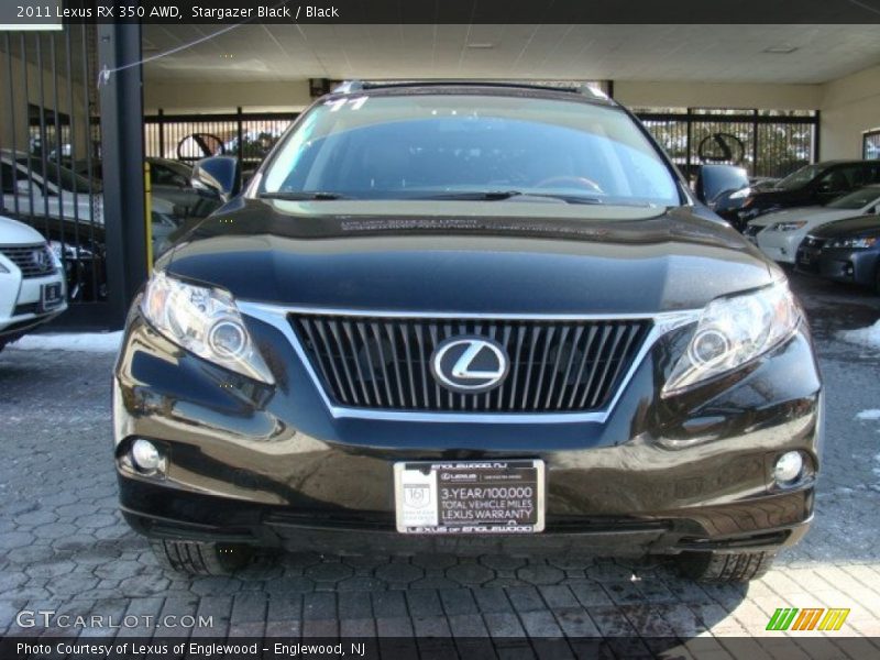 Stargazer Black / Black 2011 Lexus RX 350 AWD