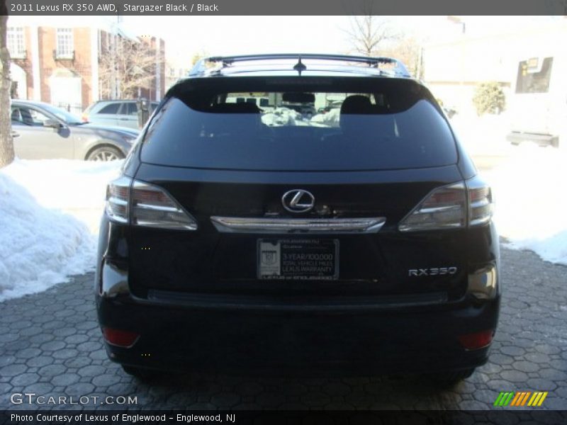 Stargazer Black / Black 2011 Lexus RX 350 AWD
