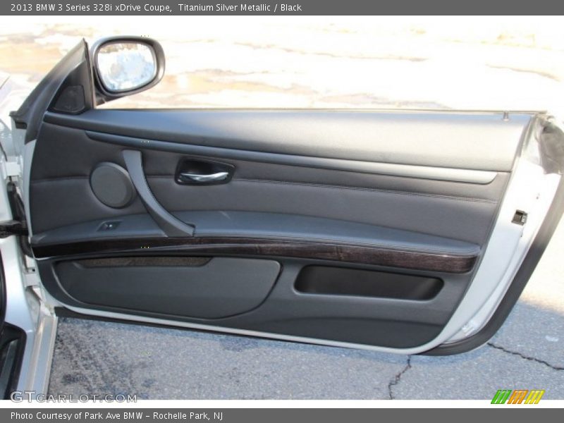 Titanium Silver Metallic / Black 2013 BMW 3 Series 328i xDrive Coupe