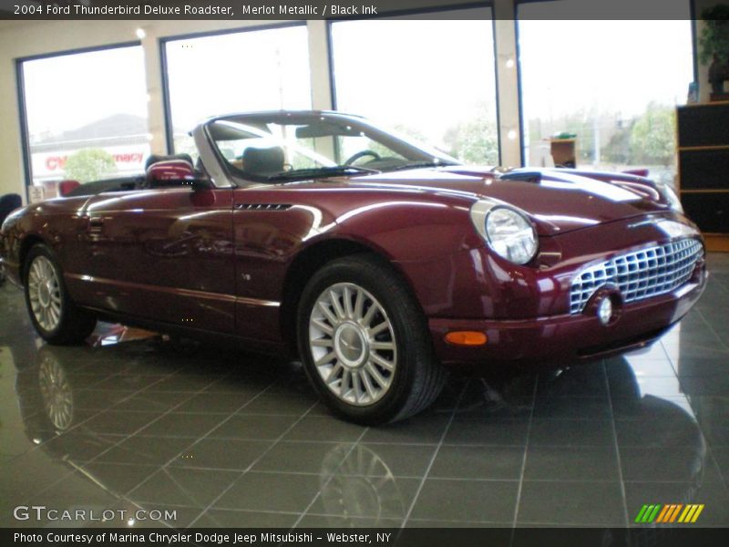 Merlot Metallic / Black Ink 2004 Ford Thunderbird Deluxe Roadster
