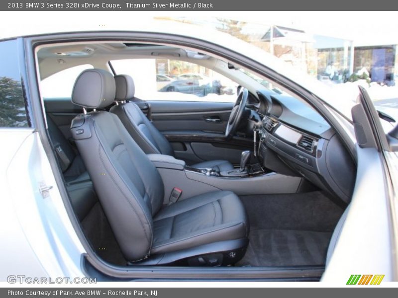 Titanium Silver Metallic / Black 2013 BMW 3 Series 328i xDrive Coupe