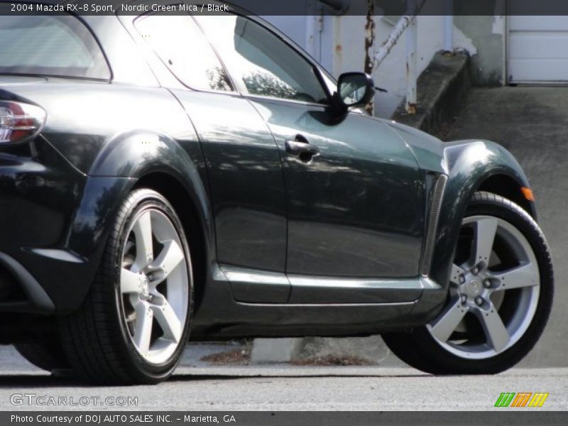 Nordic Green Mica / Black 2004 Mazda RX-8 Sport