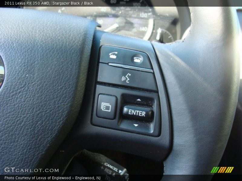 Stargazer Black / Black 2011 Lexus RX 350 AWD