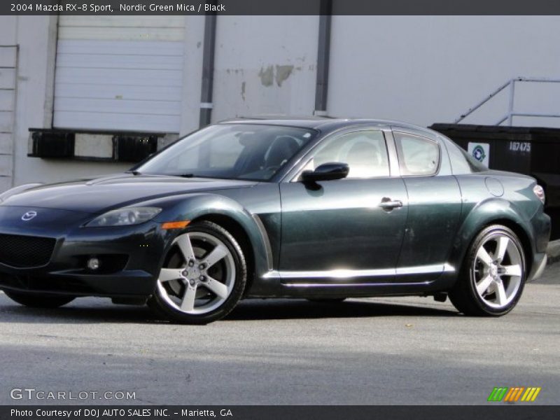 Nordic Green Mica / Black 2004 Mazda RX-8 Sport