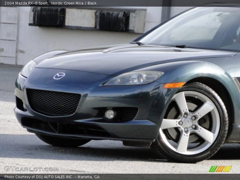 Nordic Green Mica / Black 2004 Mazda RX-8 Sport
