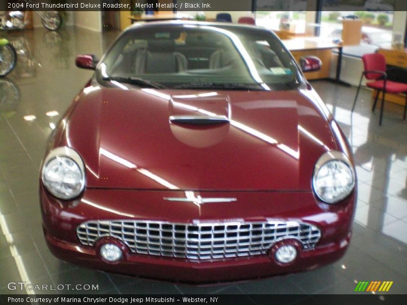 Merlot Metallic / Black Ink 2004 Ford Thunderbird Deluxe Roadster