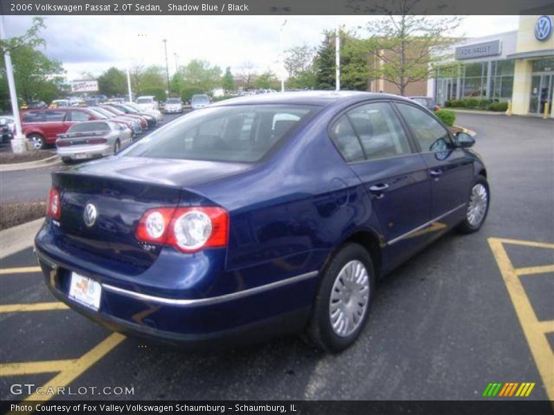 Shadow Blue / Black 2006 Volkswagen Passat 2.0T Sedan