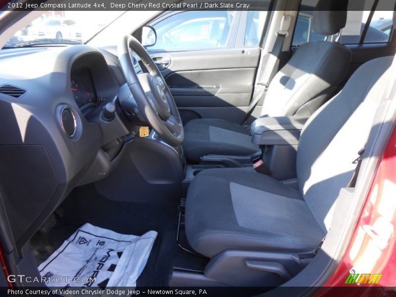 Deep Cherry Red Crystal Pearl / Dark Slate Gray 2012 Jeep Compass Latitude 4x4