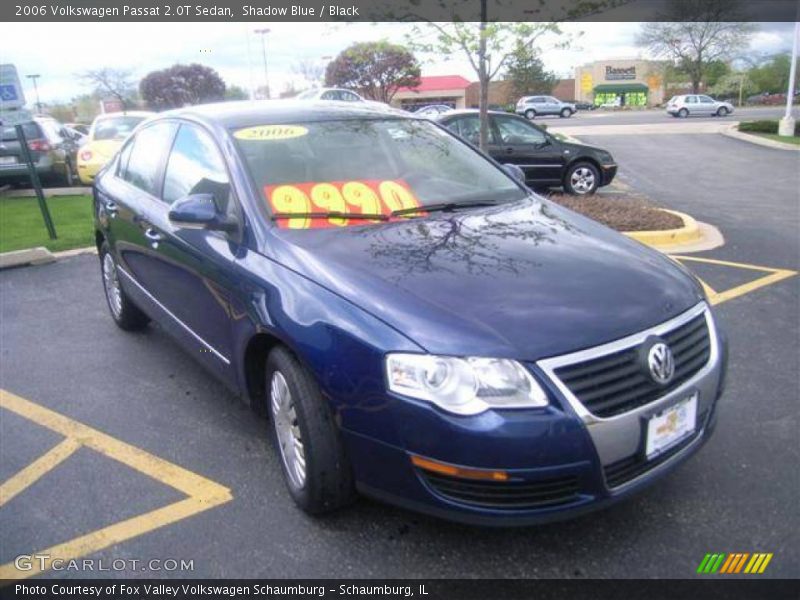 Shadow Blue / Black 2006 Volkswagen Passat 2.0T Sedan