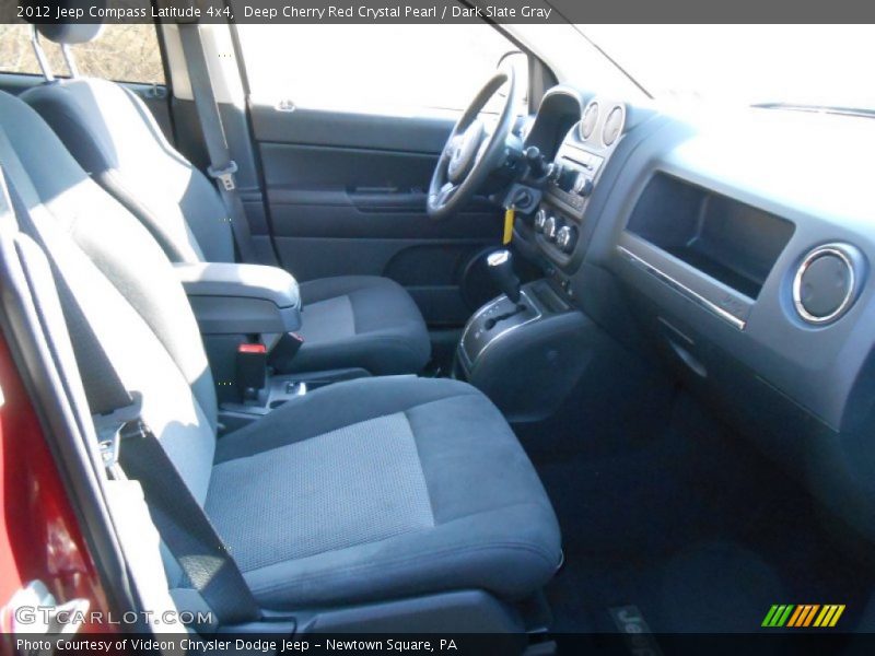 Deep Cherry Red Crystal Pearl / Dark Slate Gray 2012 Jeep Compass Latitude 4x4