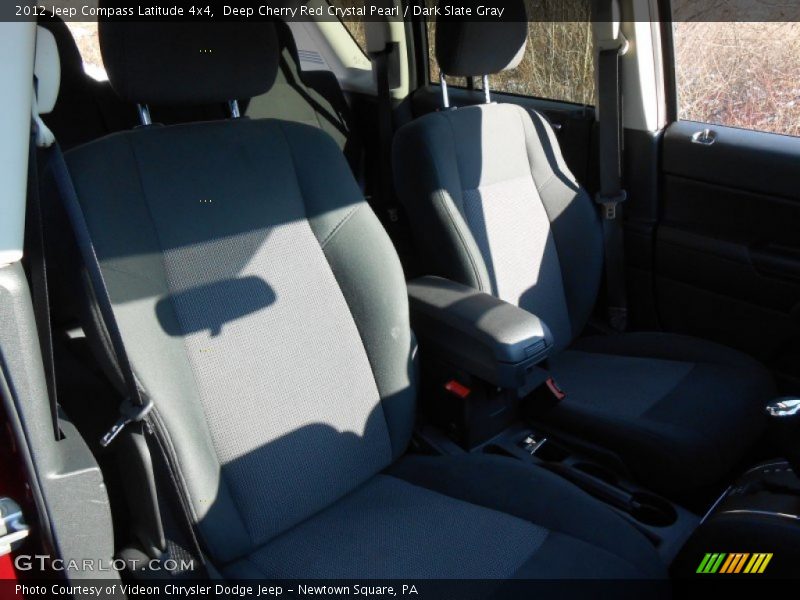 Deep Cherry Red Crystal Pearl / Dark Slate Gray 2012 Jeep Compass Latitude 4x4
