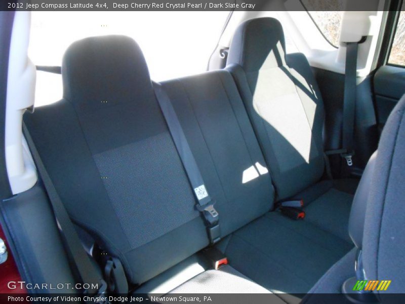 Deep Cherry Red Crystal Pearl / Dark Slate Gray 2012 Jeep Compass Latitude 4x4