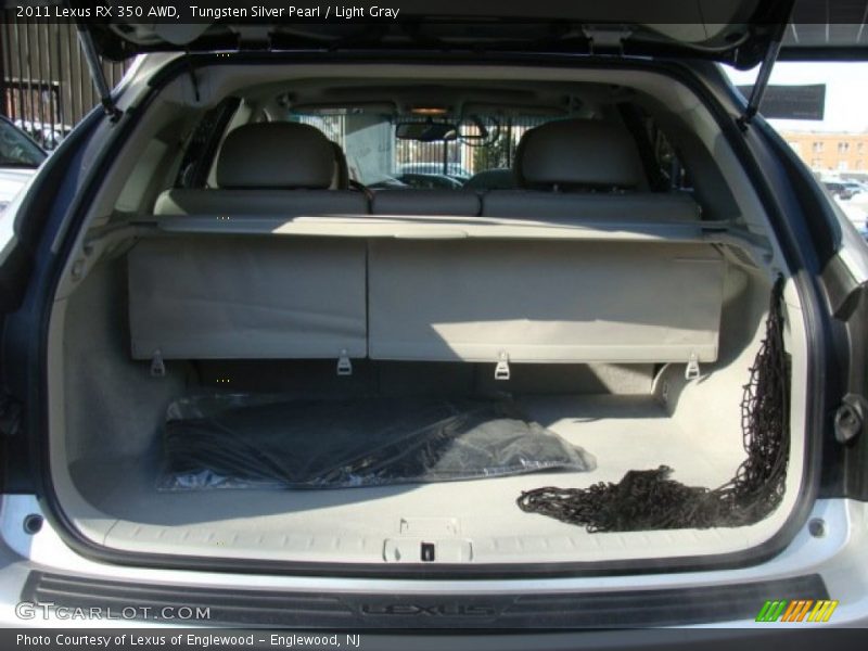 Tungsten Silver Pearl / Light Gray 2011 Lexus RX 350 AWD