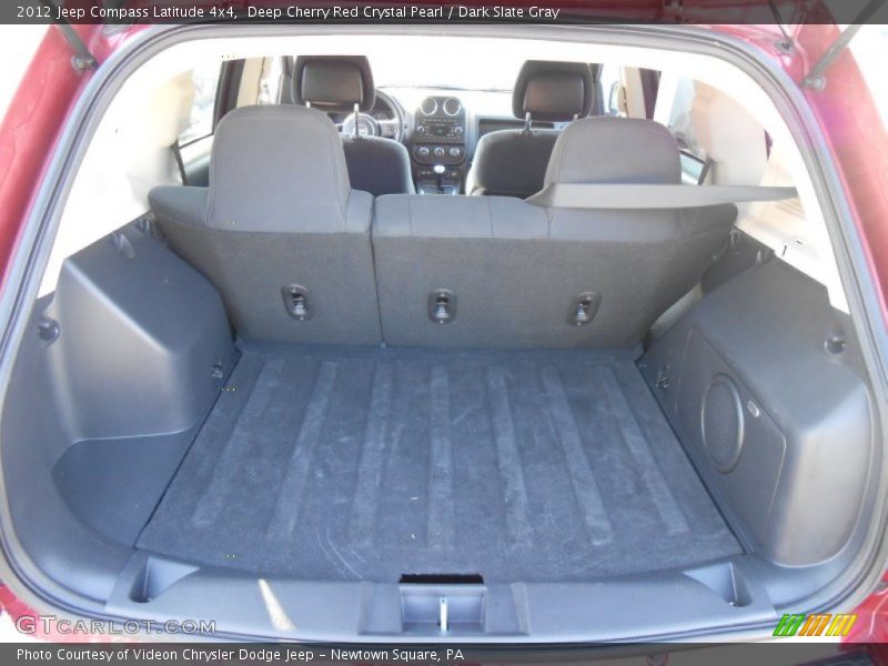 Deep Cherry Red Crystal Pearl / Dark Slate Gray 2012 Jeep Compass Latitude 4x4