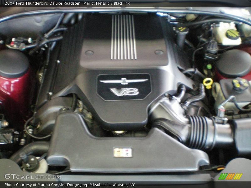 Merlot Metallic / Black Ink 2004 Ford Thunderbird Deluxe Roadster