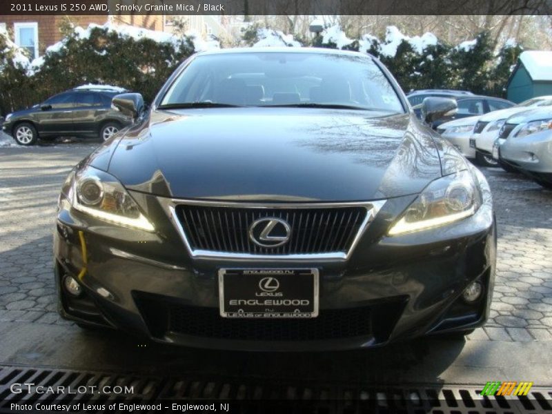 Smoky Granite Mica / Black 2011 Lexus IS 250 AWD