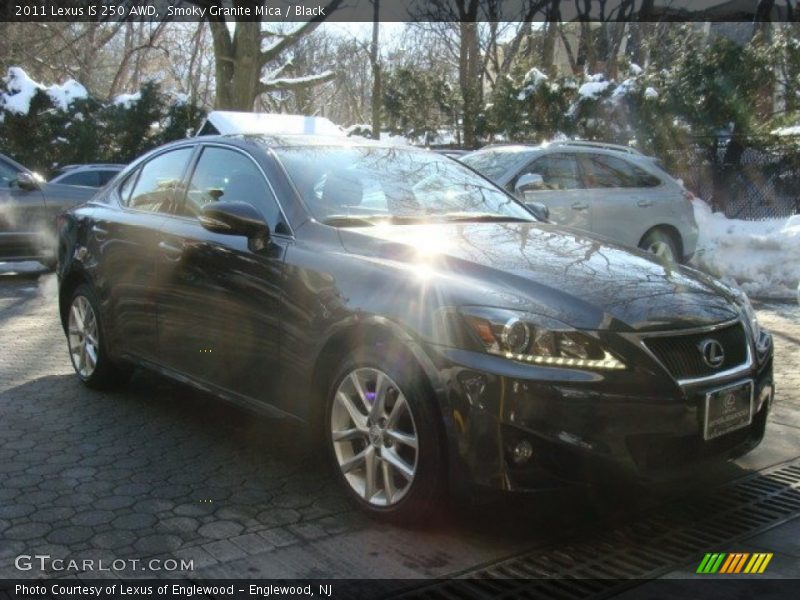 Smoky Granite Mica / Black 2011 Lexus IS 250 AWD