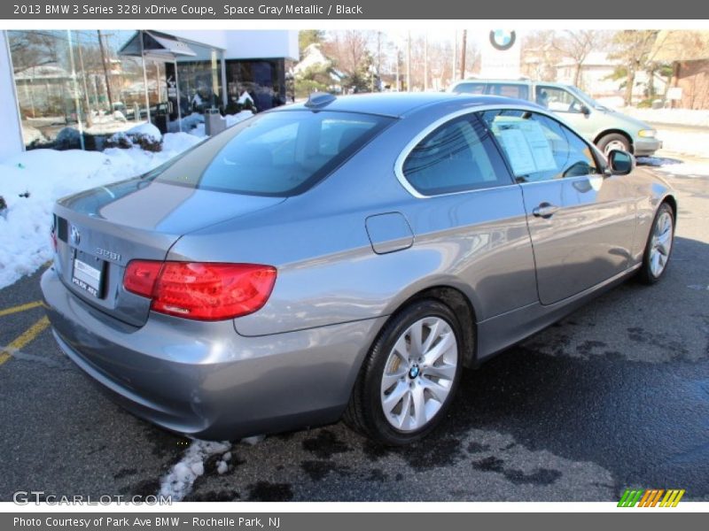 Space Gray Metallic / Black 2013 BMW 3 Series 328i xDrive Coupe