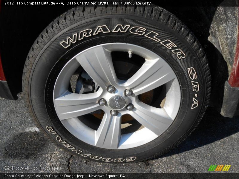 Deep Cherry Red Crystal Pearl / Dark Slate Gray 2012 Jeep Compass Latitude 4x4