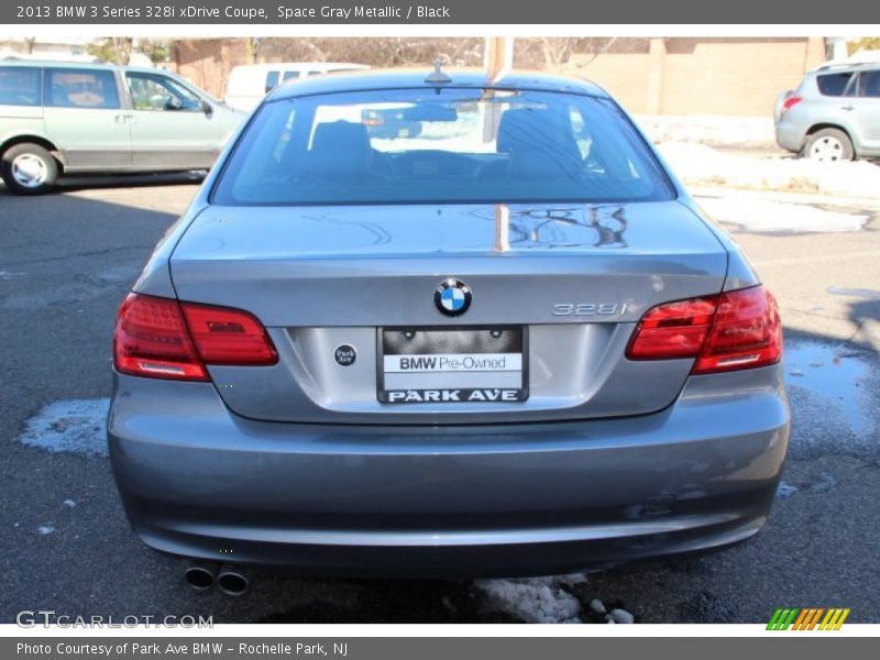 Space Gray Metallic / Black 2013 BMW 3 Series 328i xDrive Coupe