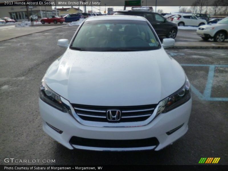 White Orchid Pearl / Ivory 2013 Honda Accord EX Sedan