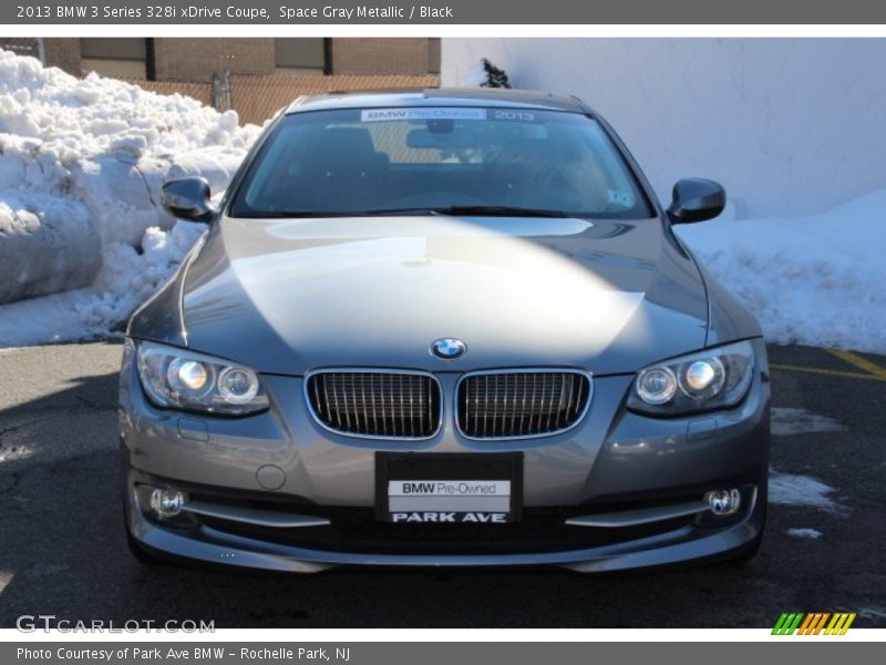 Space Gray Metallic / Black 2013 BMW 3 Series 328i xDrive Coupe