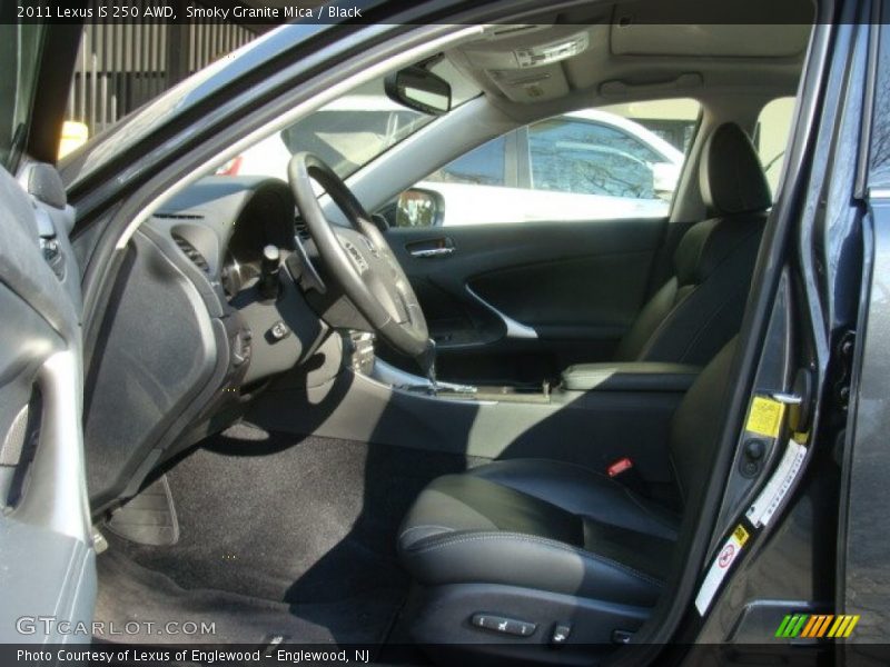 Smoky Granite Mica / Black 2011 Lexus IS 250 AWD