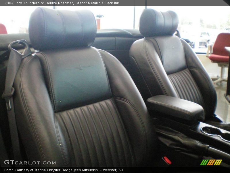 Merlot Metallic / Black Ink 2004 Ford Thunderbird Deluxe Roadster