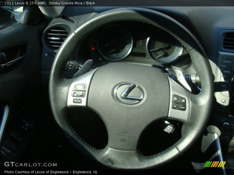 Smoky Granite Mica / Black 2011 Lexus IS 250 AWD