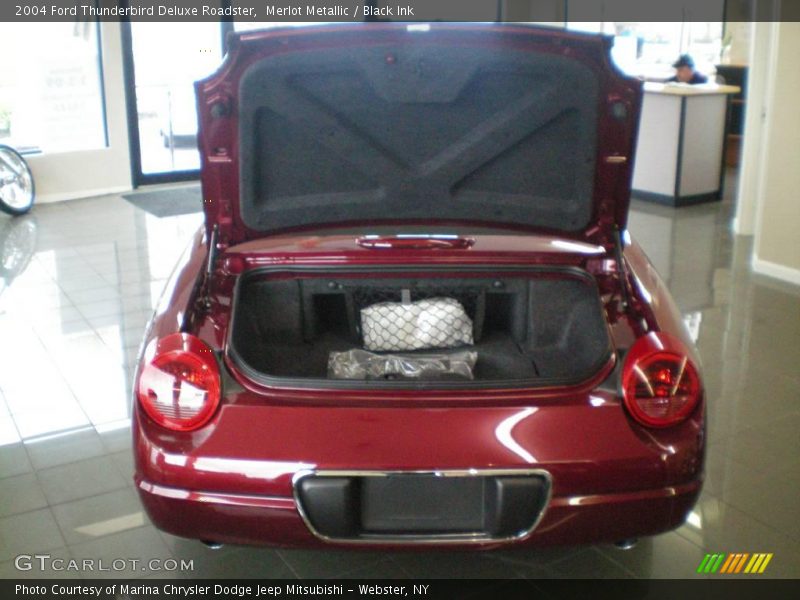 Merlot Metallic / Black Ink 2004 Ford Thunderbird Deluxe Roadster