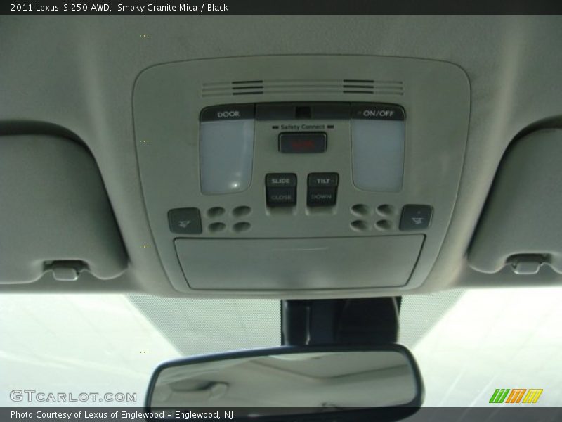 Smoky Granite Mica / Black 2011 Lexus IS 250 AWD
