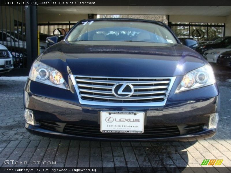 Deep Sea Blue Mica / Parchment 2011 Lexus ES 350