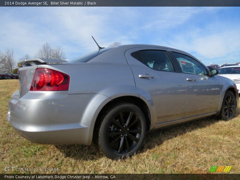 Billet Silver Metallic / Black 2014 Dodge Avenger SE