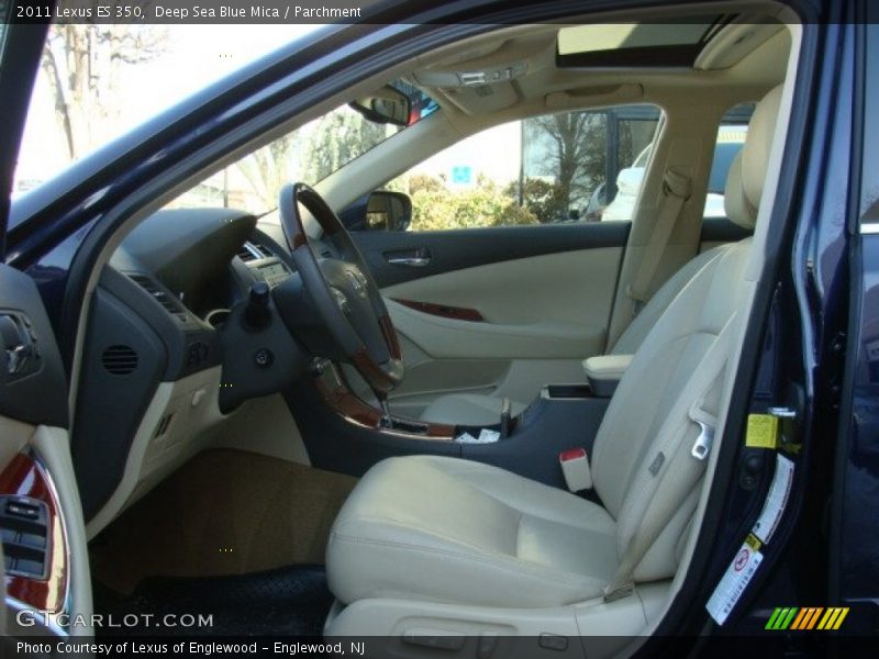 Deep Sea Blue Mica / Parchment 2011 Lexus ES 350