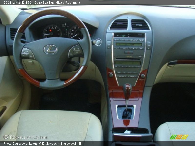 Deep Sea Blue Mica / Parchment 2011 Lexus ES 350