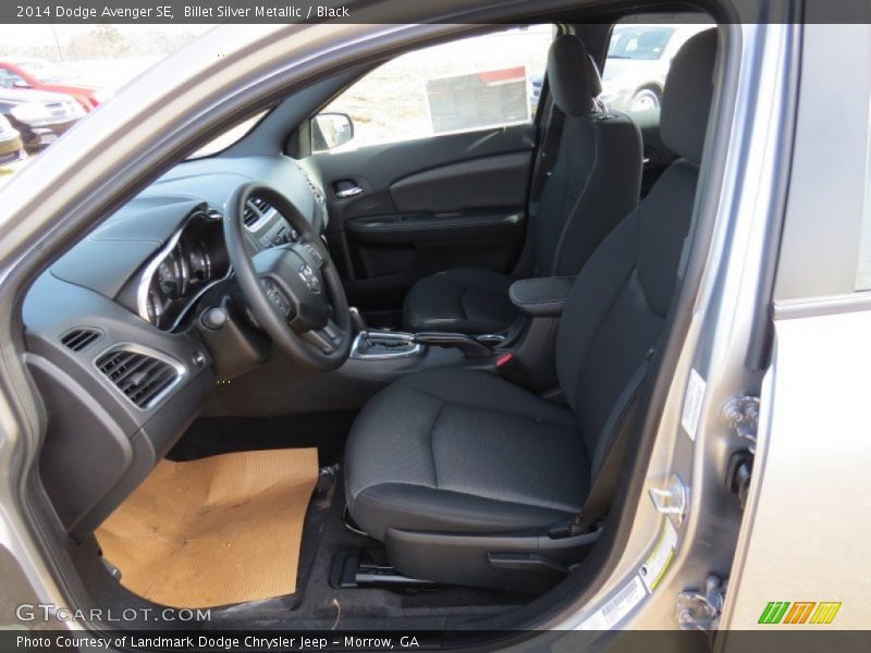 Billet Silver Metallic / Black 2014 Dodge Avenger SE