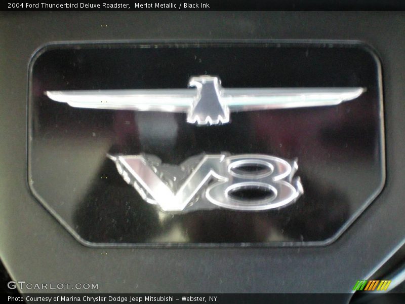 Merlot Metallic / Black Ink 2004 Ford Thunderbird Deluxe Roadster